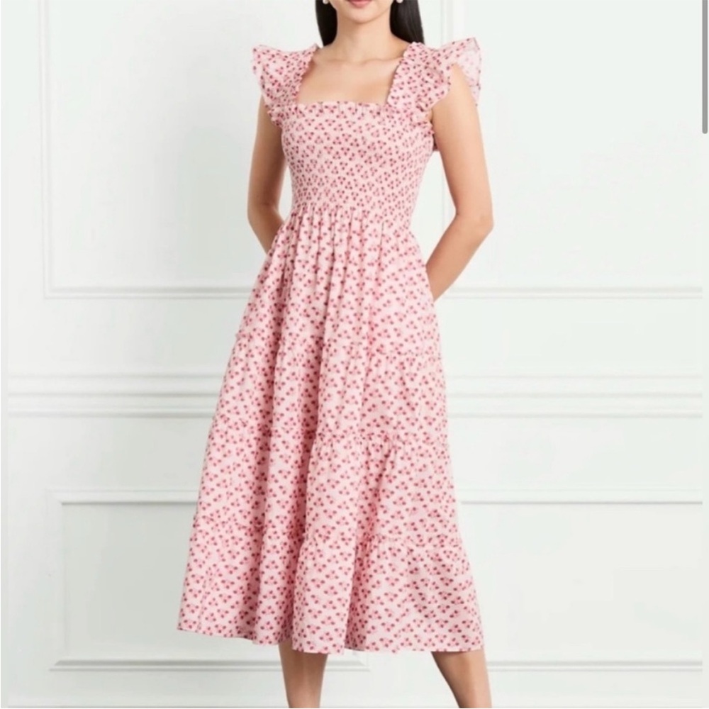 EUC Hill House Ellie Nap Dress in Pink Posey